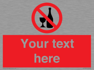 Custom prohibition no alcohol